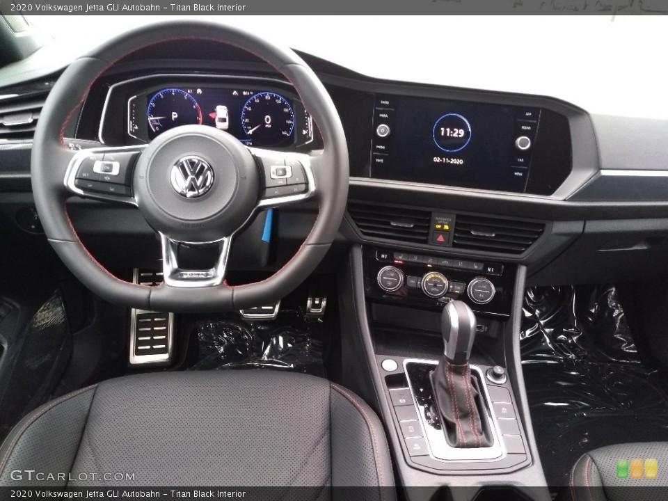 Titan Black Interior Dashboard for the 2020 Volkswagen Jetta GLI Autobahn #137183079