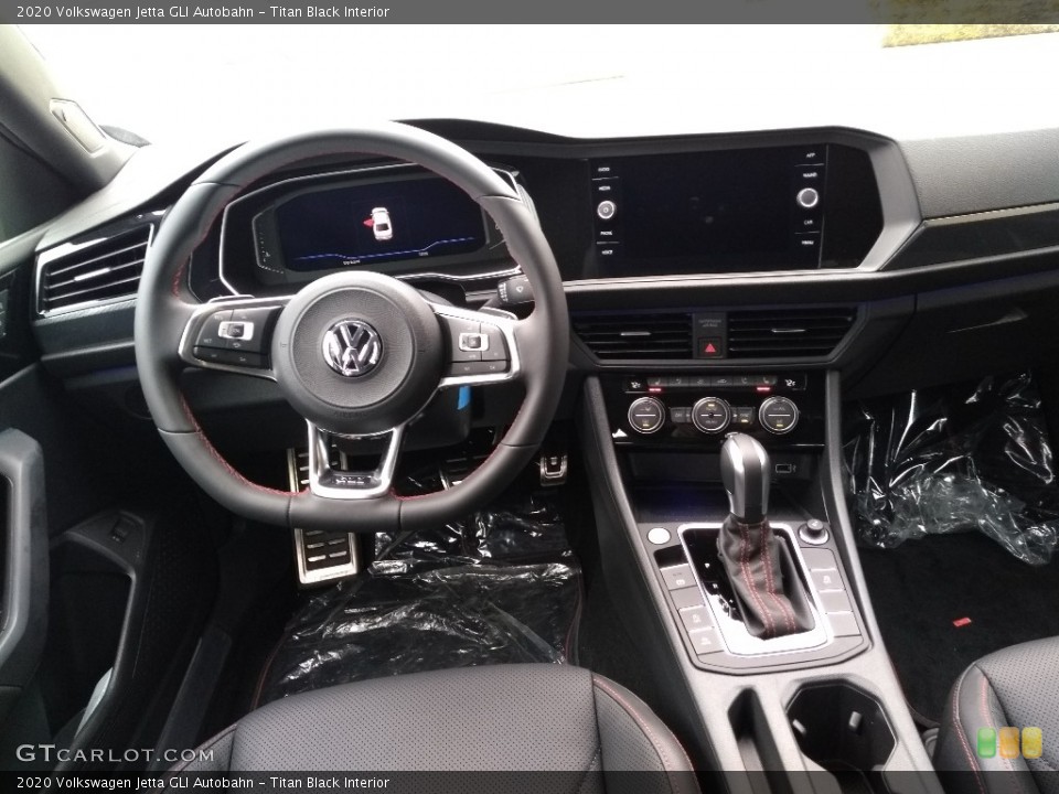 Titan Black Interior Dashboard for the 2020 Volkswagen Jetta GLI Autobahn #137183211