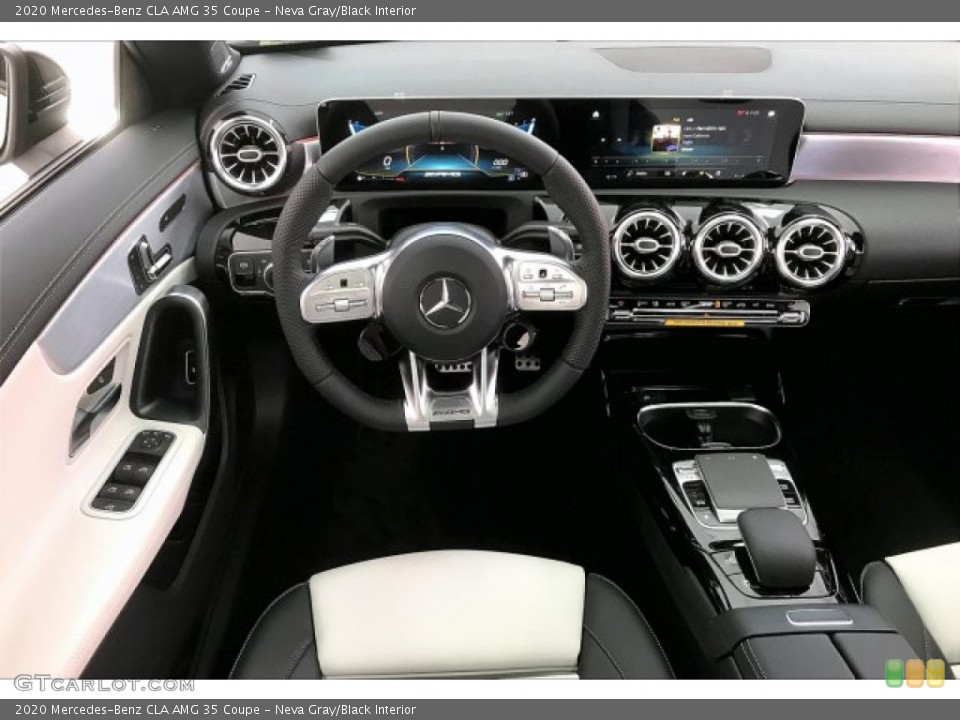Neva Gray/Black Interior Dashboard for the 2020 Mercedes-Benz CLA AMG 35 Coupe #137191374