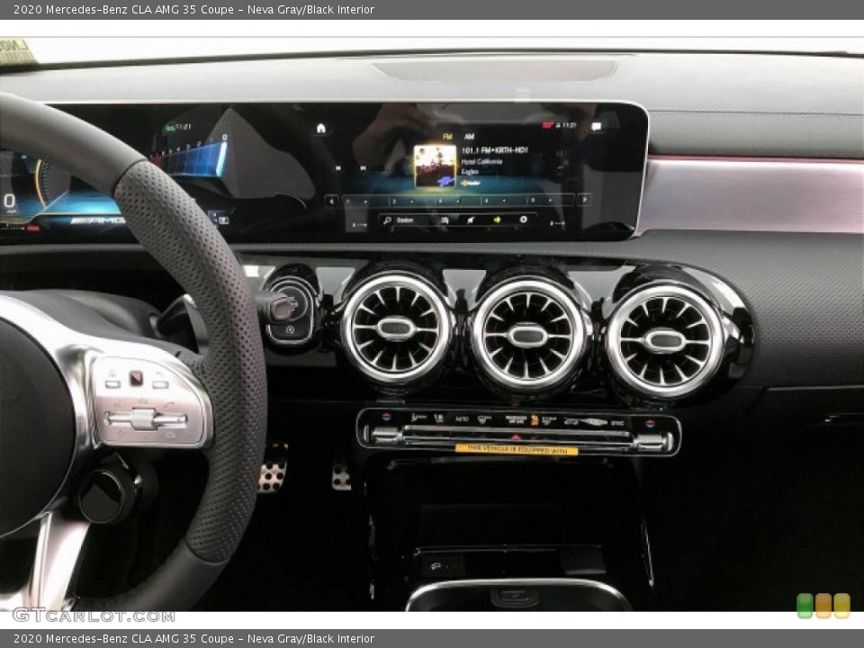 Neva Gray/Black Interior Controls for the 2020 Mercedes-Benz CLA AMG 35 Coupe #137191392