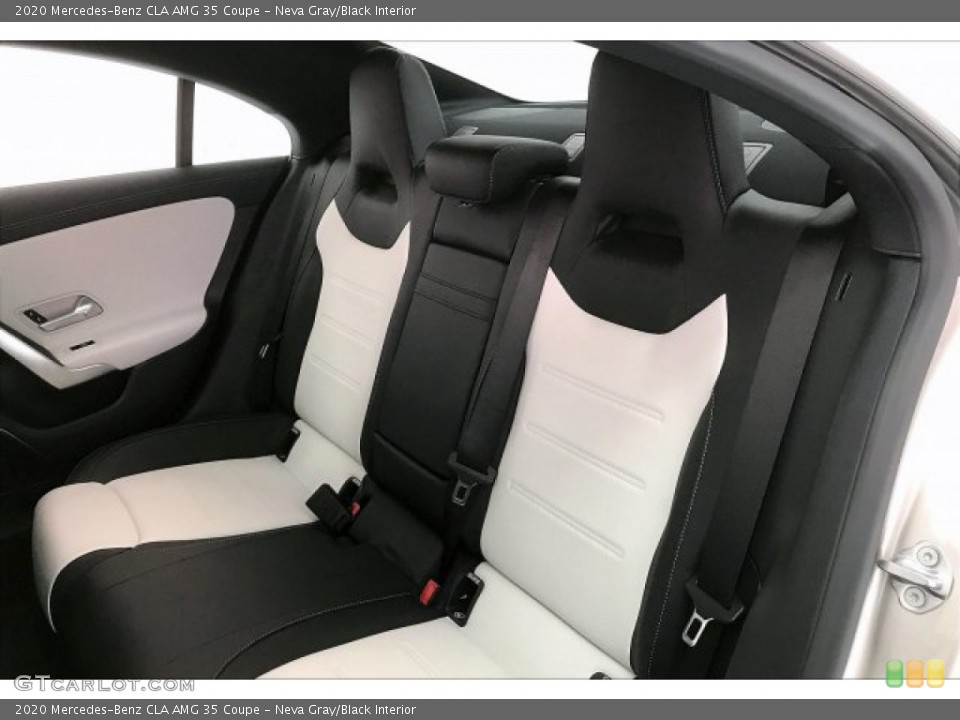 Neva Gray/Black Interior Rear Seat for the 2020 Mercedes-Benz CLA AMG 35 Coupe #137191524