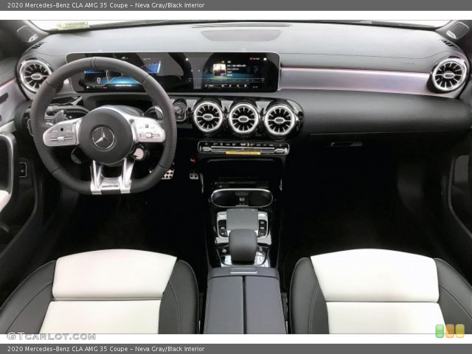 Neva Gray/Black Interior Dashboard for the 2020 Mercedes-Benz CLA AMG 35 Coupe #137191554