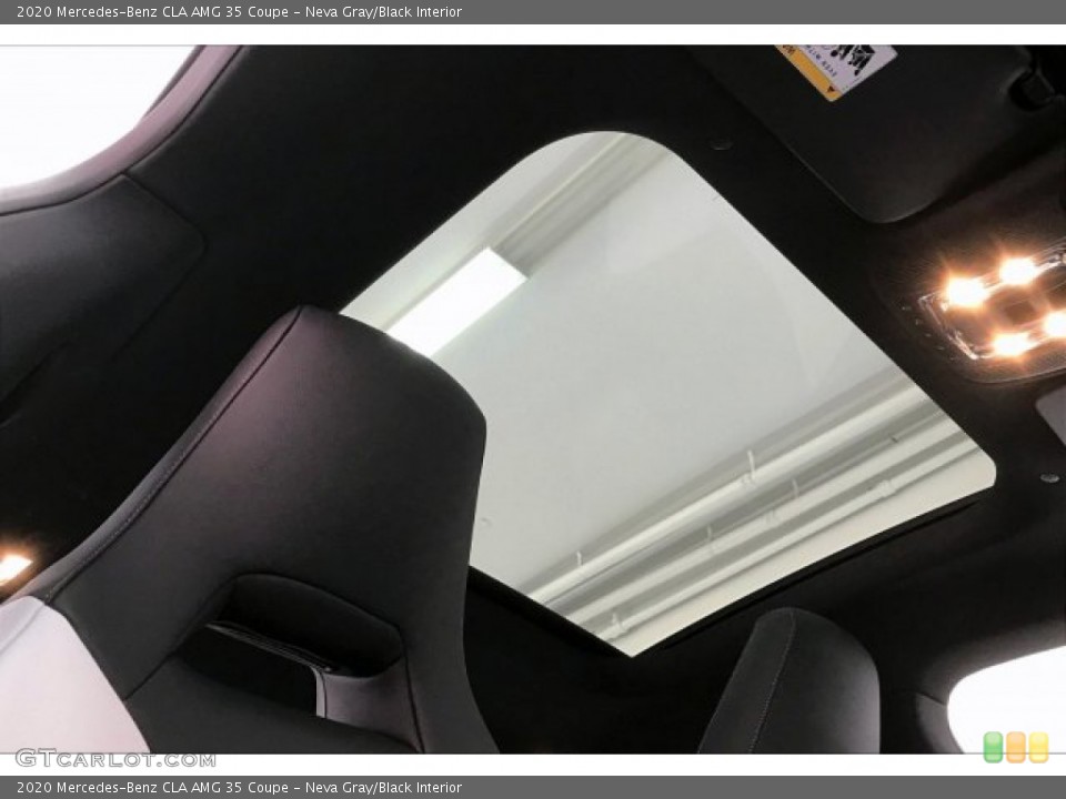 Neva Gray/Black Interior Sunroof for the 2020 Mercedes-Benz CLA AMG 35 Coupe #137191689