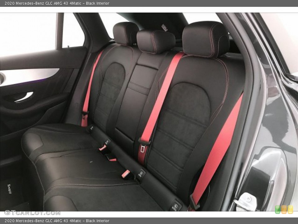 Black Interior Rear Seat for the 2020 Mercedes-Benz GLC AMG 43 4Matic #137192199