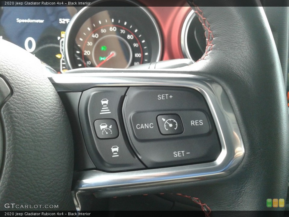 Black Interior Steering Wheel for the 2020 Jeep Gladiator Rubicon 4x4 #137197722