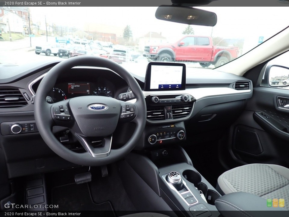 Ebony Black Interior Front Seat for the 2020 Ford Escape SE #137208927