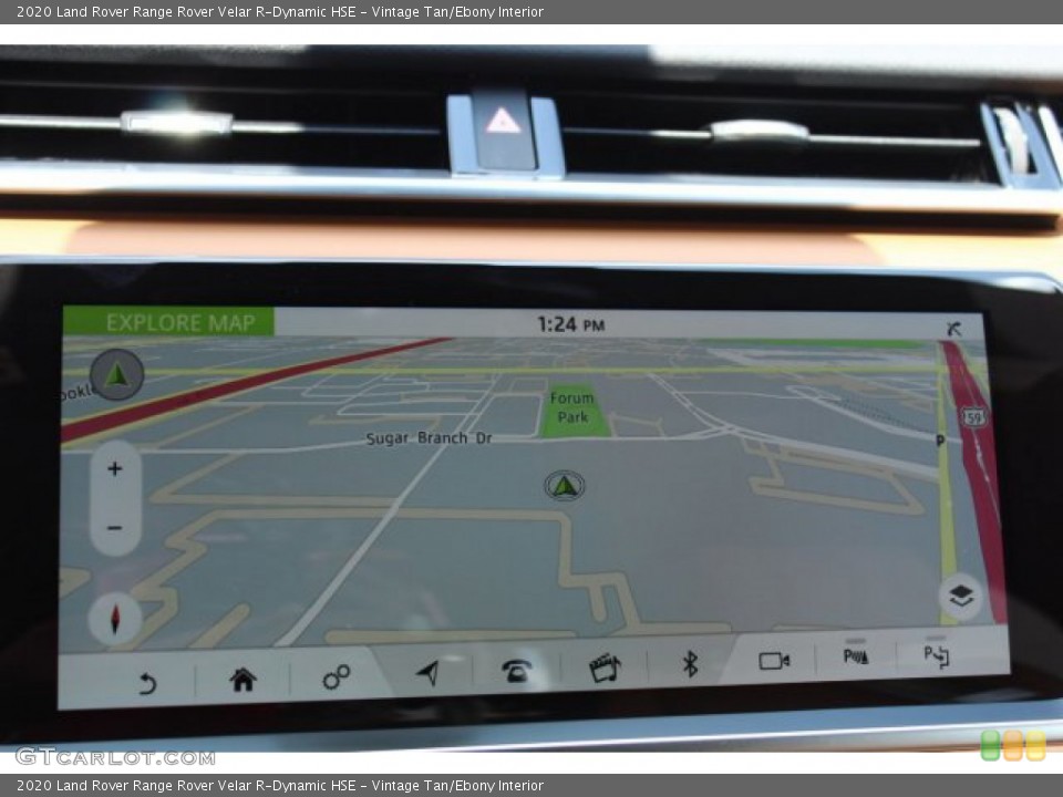 Vintage Tan/Ebony Interior Navigation for the 2020 Land Rover Range Rover Velar R-Dynamic HSE #137209929