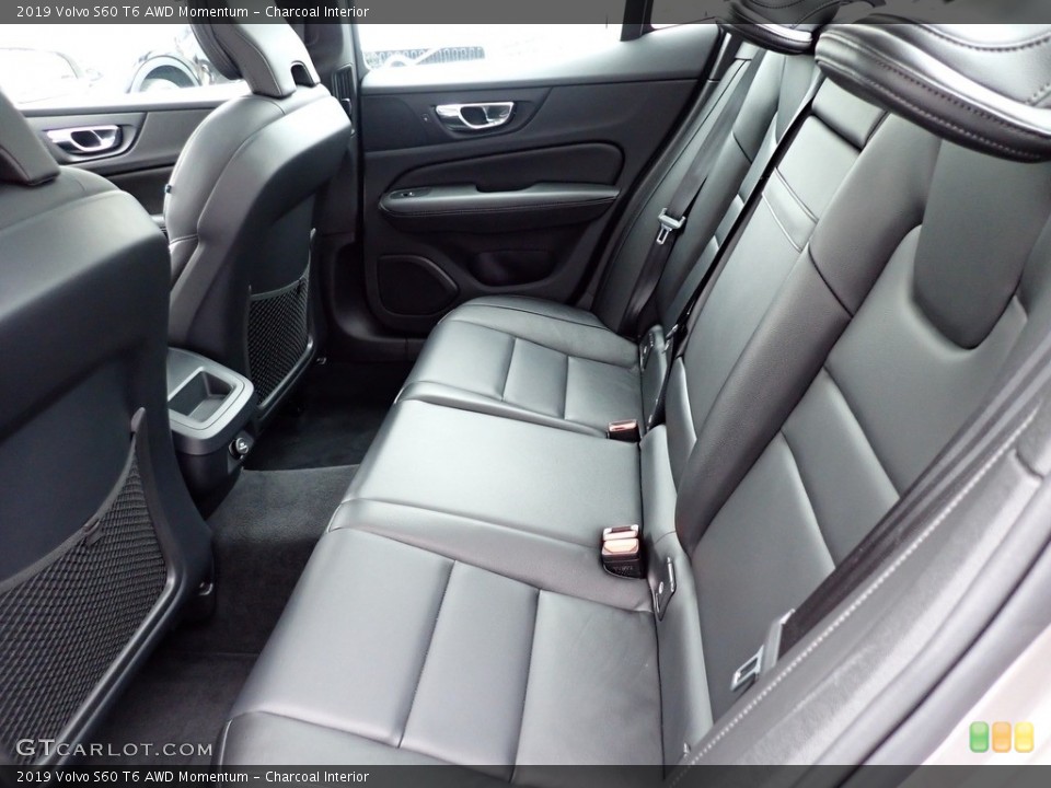 Charcoal Interior Rear Seat for the 2019 Volvo S60 T6 AWD Momentum #137213373