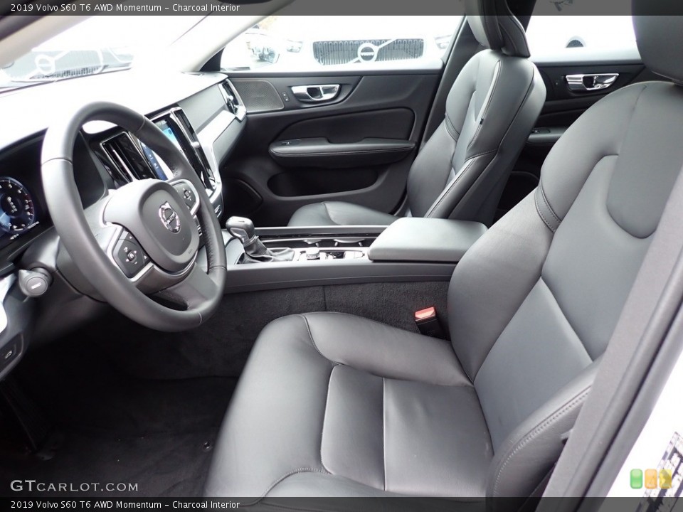 Charcoal Interior Front Seat for the 2019 Volvo S60 T6 AWD Momentum #137213979