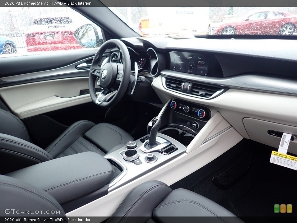 Black Interior Photo for the 2020 Alfa Romeo Stelvio TI AWD #137217414