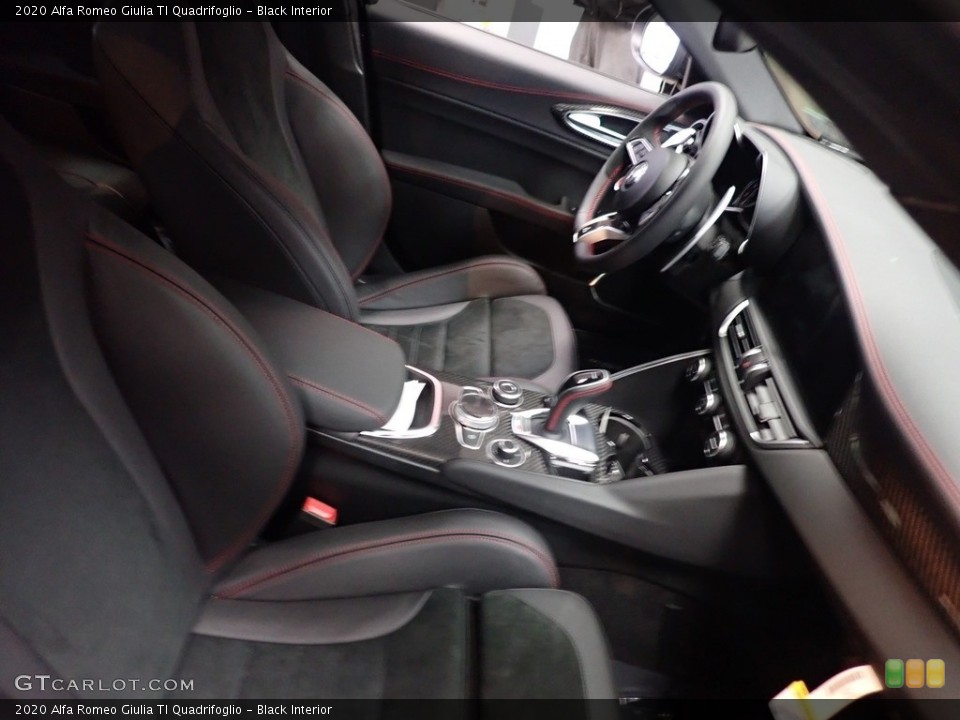 Black Interior Front Seat for the 2020 Alfa Romeo Giulia TI Quadrifoglio #137217912