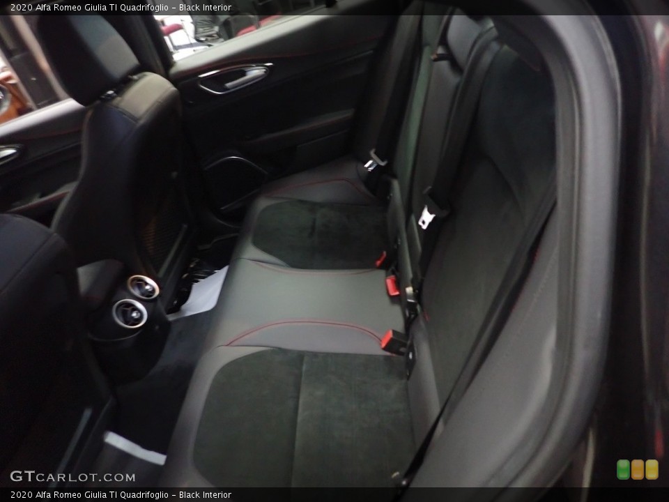 Black Interior Rear Seat for the 2020 Alfa Romeo Giulia TI Quadrifoglio #137217954