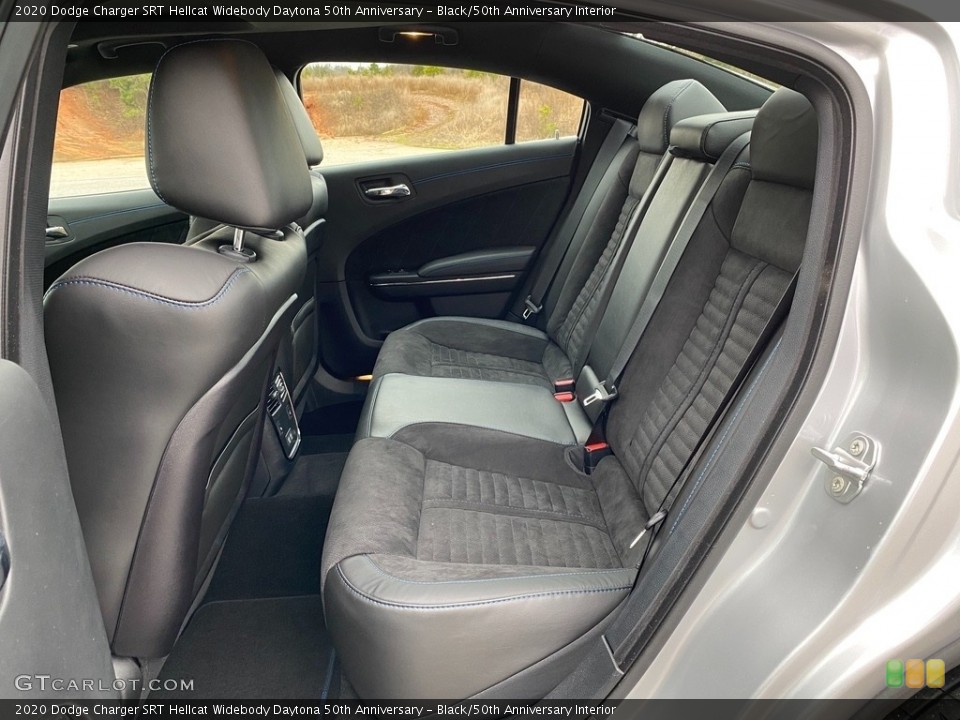 Black/50th Anniversary Interior Rear Seat for the 2020 Dodge Charger SRT Hellcat Widebody Daytona 50th Anniversary #137217960