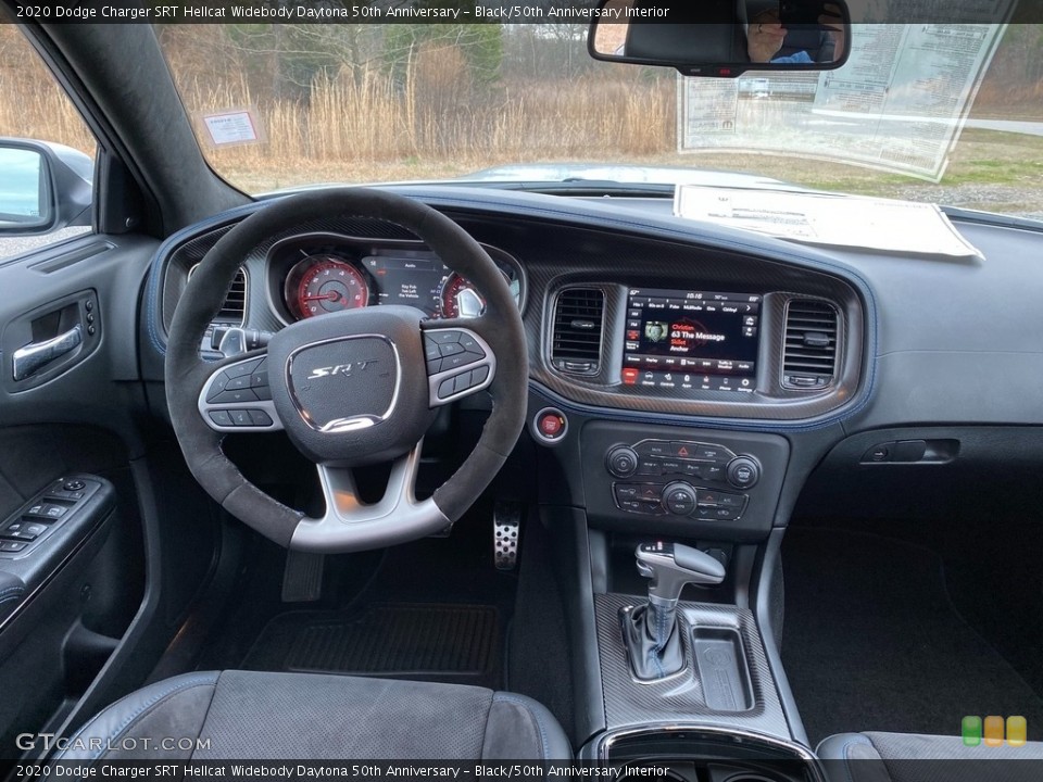 Black/50th Anniversary Interior Dashboard for the 2020 Dodge Charger SRT Hellcat Widebody Daytona 50th Anniversary #137218107