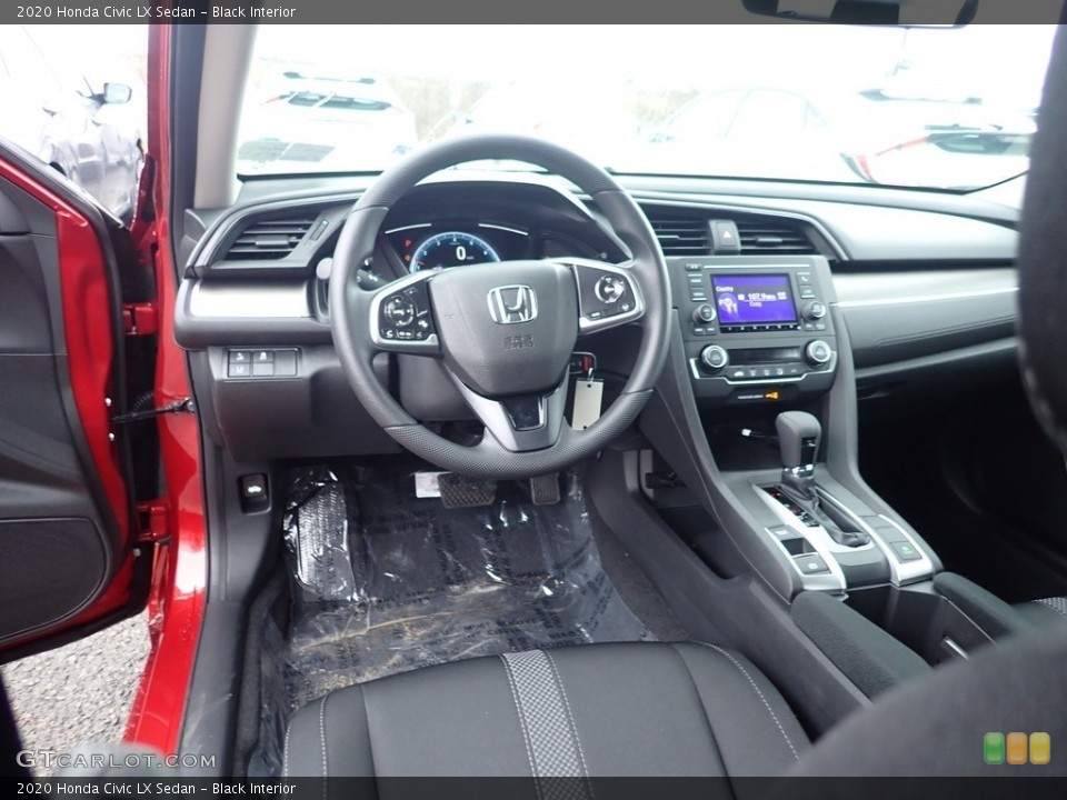 Black Interior Photo for the 2020 Honda Civic LX Sedan #137218323