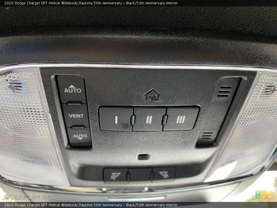 Black/50th Anniversary Interior Controls for the 2020 Dodge Charger SRT Hellcat Widebody Daytona 50th Anniversary #137218434