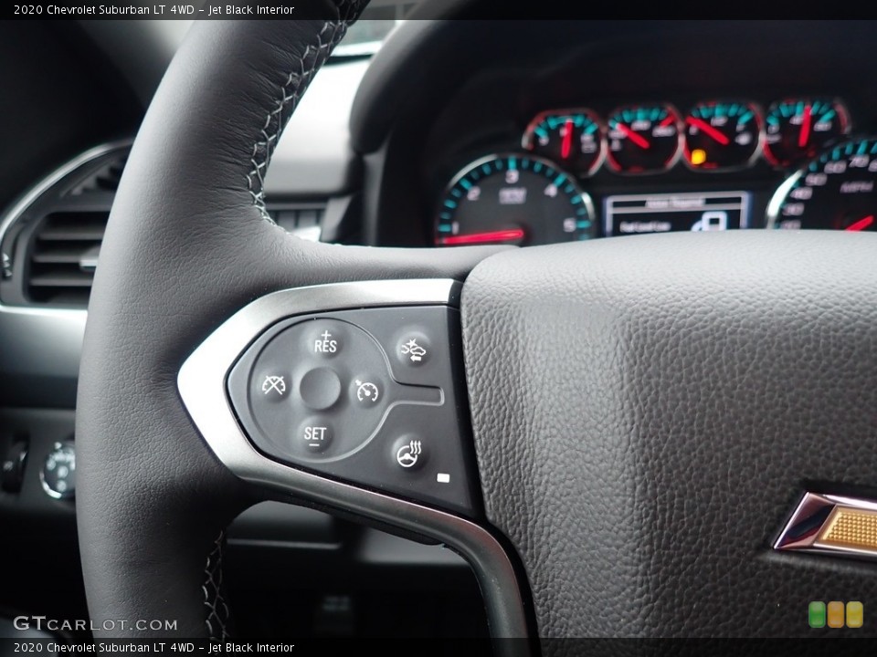 Jet Black Interior Steering Wheel for the 2020 Chevrolet Suburban LT 4WD #137220327