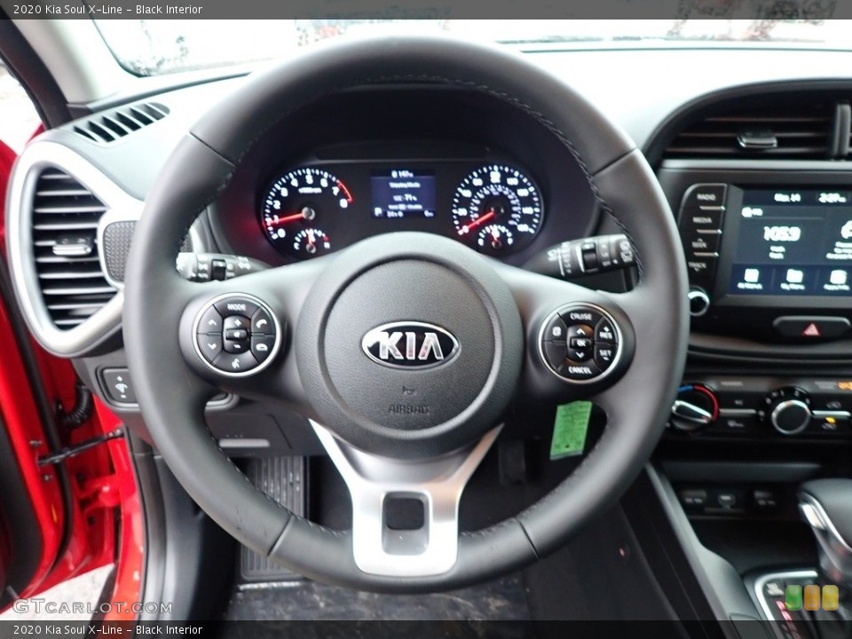 Black Interior Steering Wheel for the 2020 Kia Soul X-Line #137222241