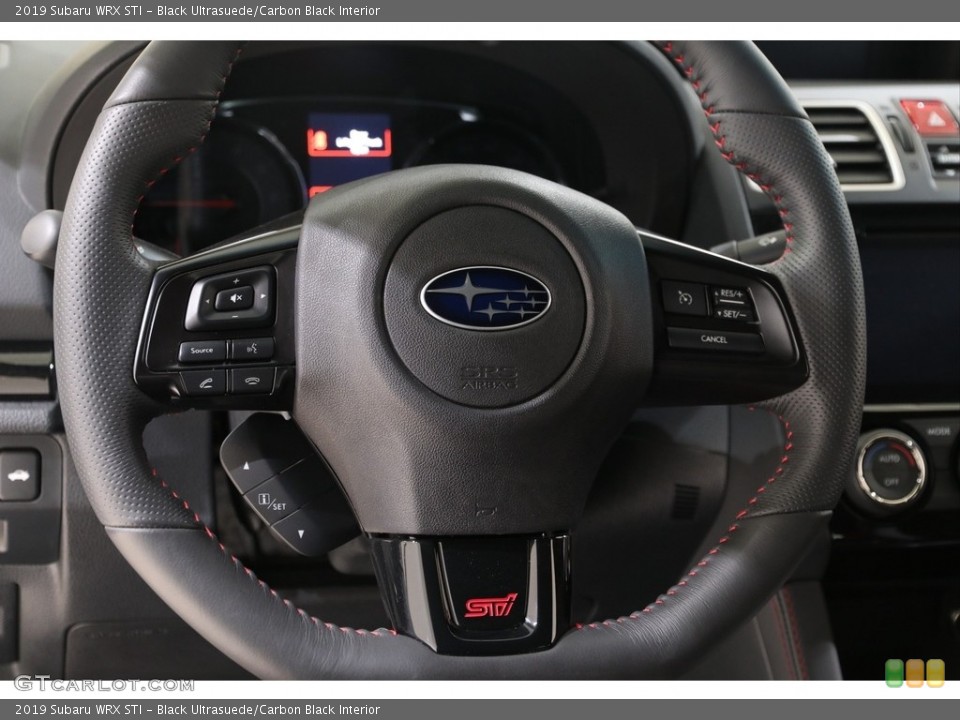 Black Ultrasuede/Carbon Black Interior Steering Wheel for the 2019 Subaru WRX STI #137222661