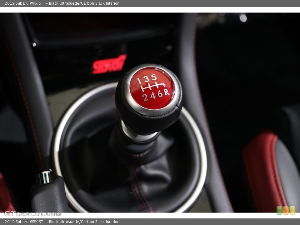 Black Ultrasuede/Carbon Black Interior Transmission for the 2019 Subaru WRX STI #137222838
