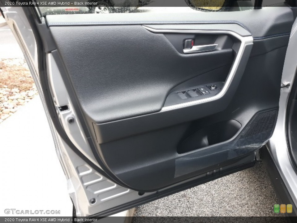 Black Interior Door Panel for the 2020 Toyota RAV4 XSE AWD Hybrid #137222850