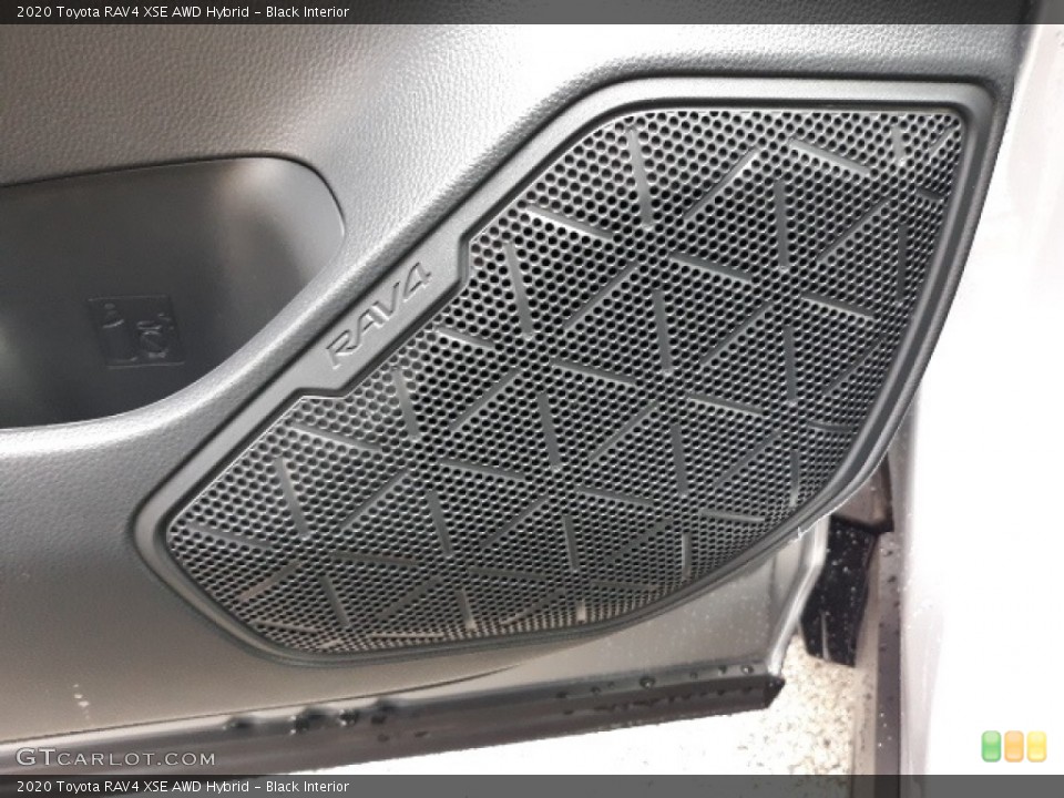 Black Interior Audio System for the 2020 Toyota RAV4 XSE AWD Hybrid #137222868