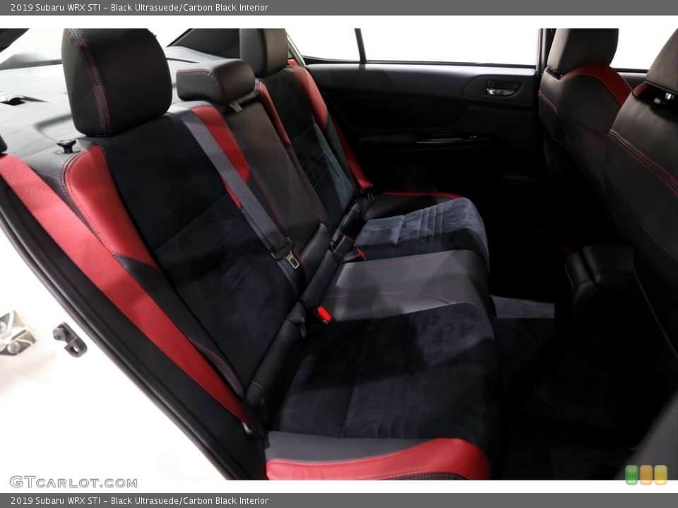 Black Ultrasuede/Carbon Black Interior Rear Seat for the 2019 Subaru WRX STI #137222901