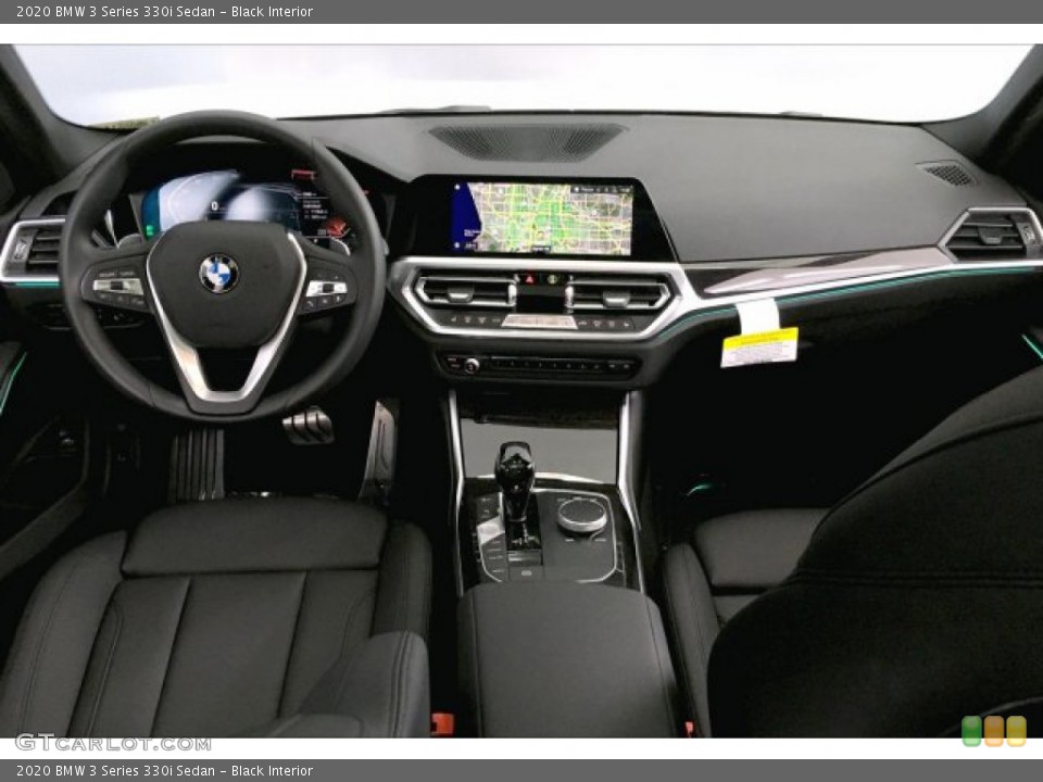 Black Interior Dashboard for the 2020 BMW 3 Series 330i Sedan #137224132
