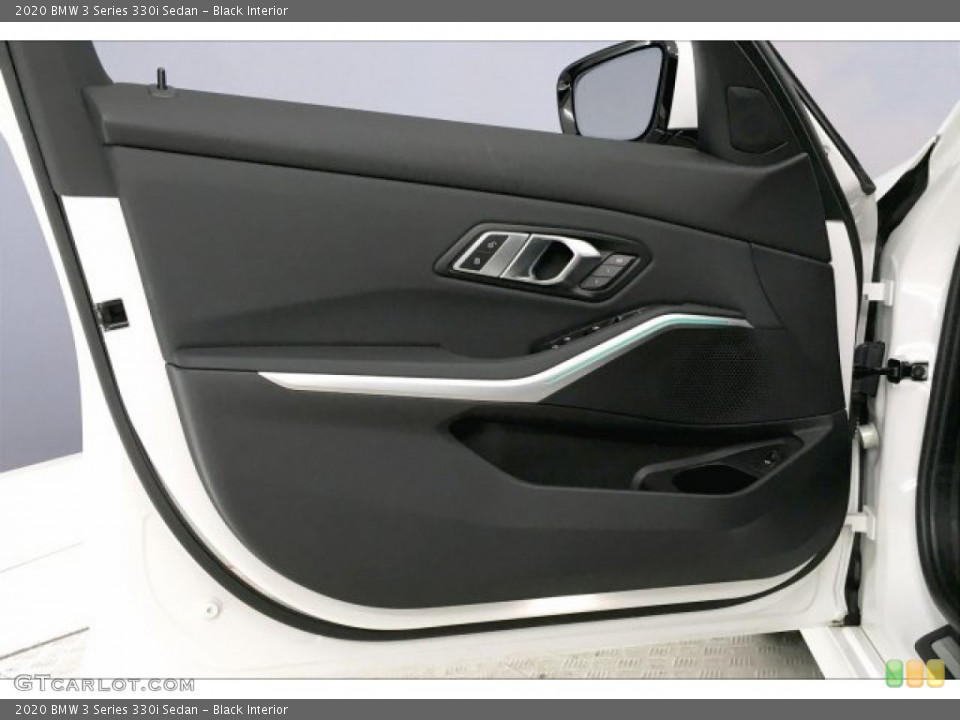 Black Interior Door Panel for the 2020 BMW 3 Series 330i Sedan #137224140