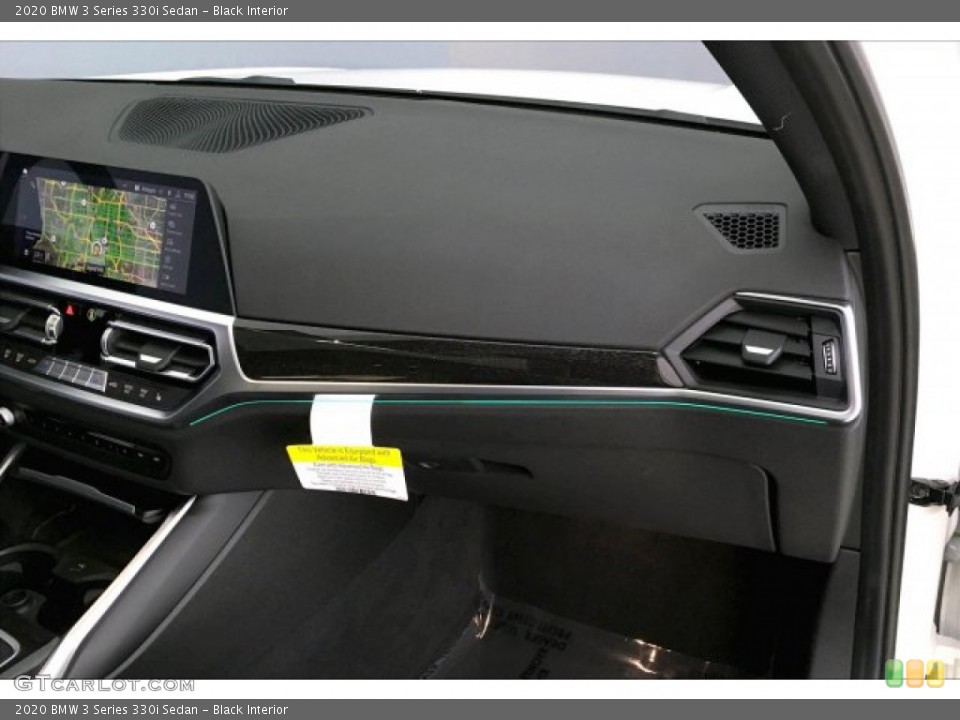 Black Interior Dashboard for the 2020 BMW 3 Series 330i Sedan #137224155