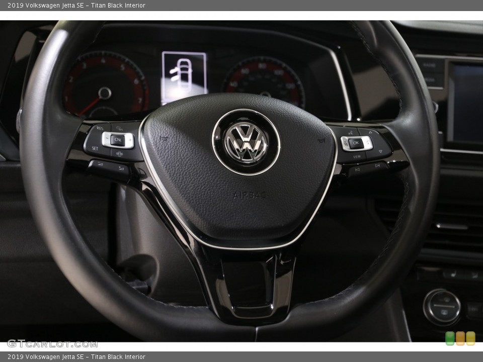 Titan Black Interior Steering Wheel for the 2019 Volkswagen Jetta SE #137225777
