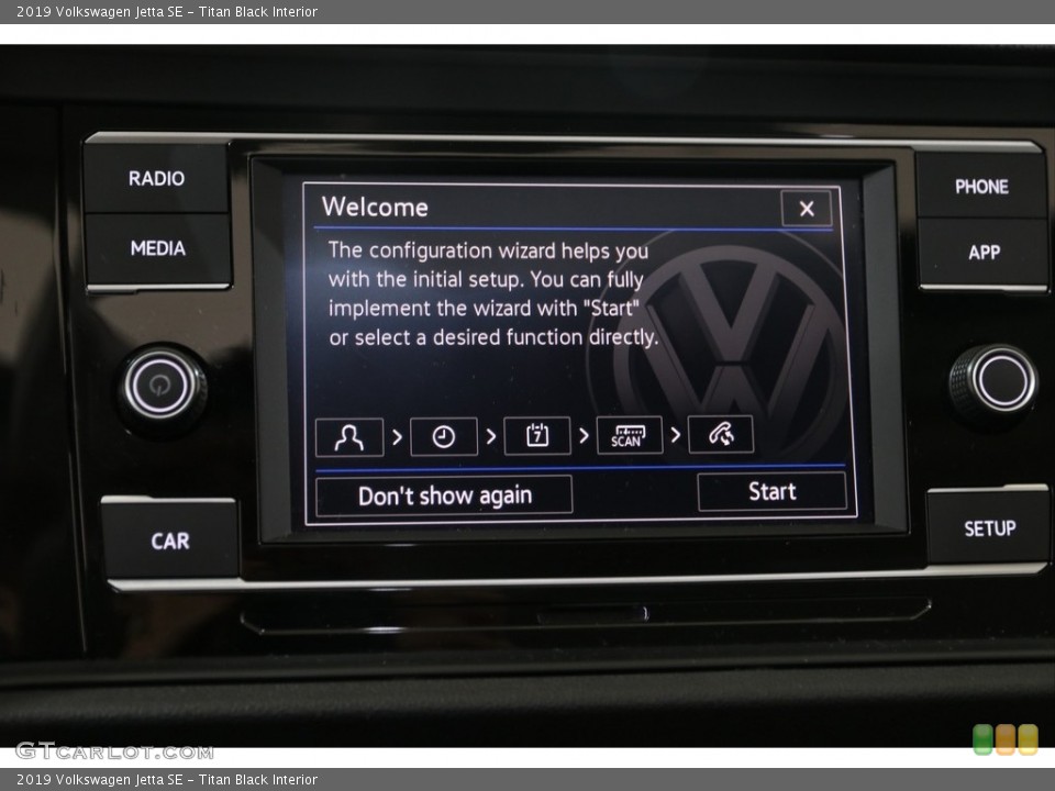 Titan Black Interior Controls for the 2019 Volkswagen Jetta SE #137225846