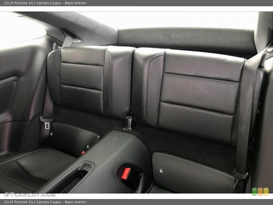 Black Interior Rear Seat for the 2014 Porsche 911 Carrera Coupe #137226368