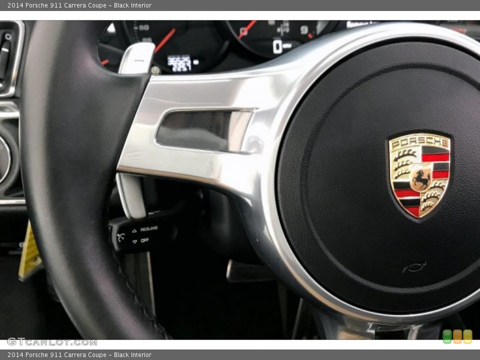 Black Interior Steering Wheel for the 2014 Porsche 911 Carrera Coupe #137226431