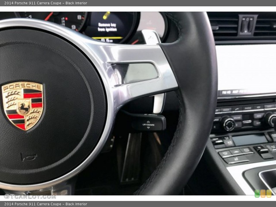 Black Interior Steering Wheel for the 2014 Porsche 911 Carrera Coupe #137226455