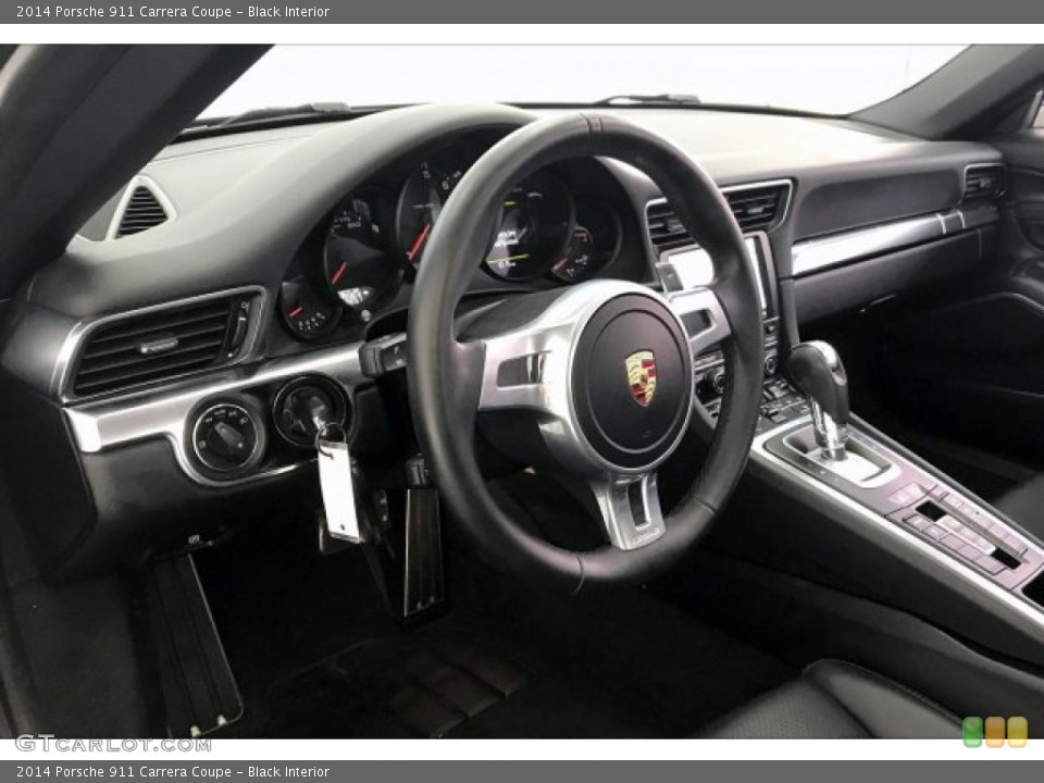 Black Interior Steering Wheel for the 2014 Porsche 911 Carrera Coupe #137226496