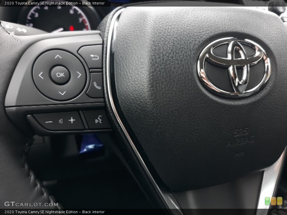 Black Interior Steering Wheel for the 2020 Toyota Camry SE Nightshade Edition #137230439