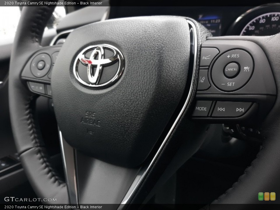 Black Interior Steering Wheel for the 2020 Toyota Camry SE Nightshade Edition #137230463
