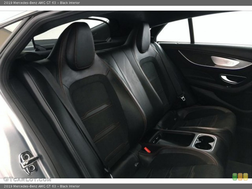 Black Interior Rear Seat for the 2019 Mercedes-Benz AMG GT 63 #137240162