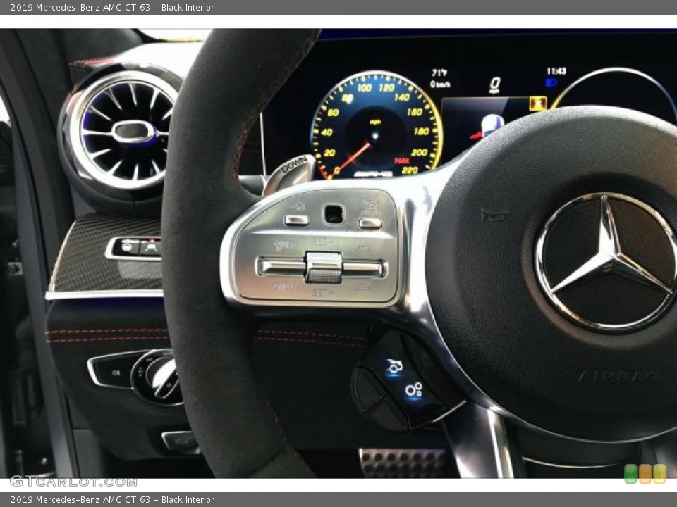 Black Interior Steering Wheel for the 2019 Mercedes-Benz AMG GT 63 #137240267