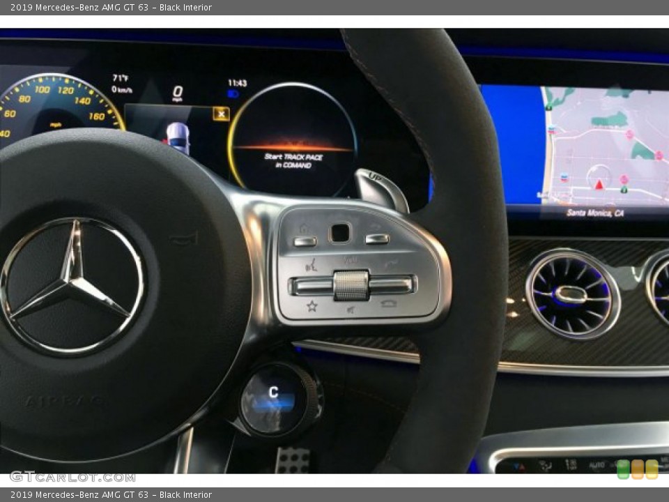 Black Interior Steering Wheel for the 2019 Mercedes-Benz AMG GT 63 #137240288