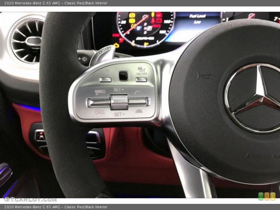 Classic Red/Black Interior Steering Wheel for the 2020 Mercedes-Benz G 63 AMG #137242691