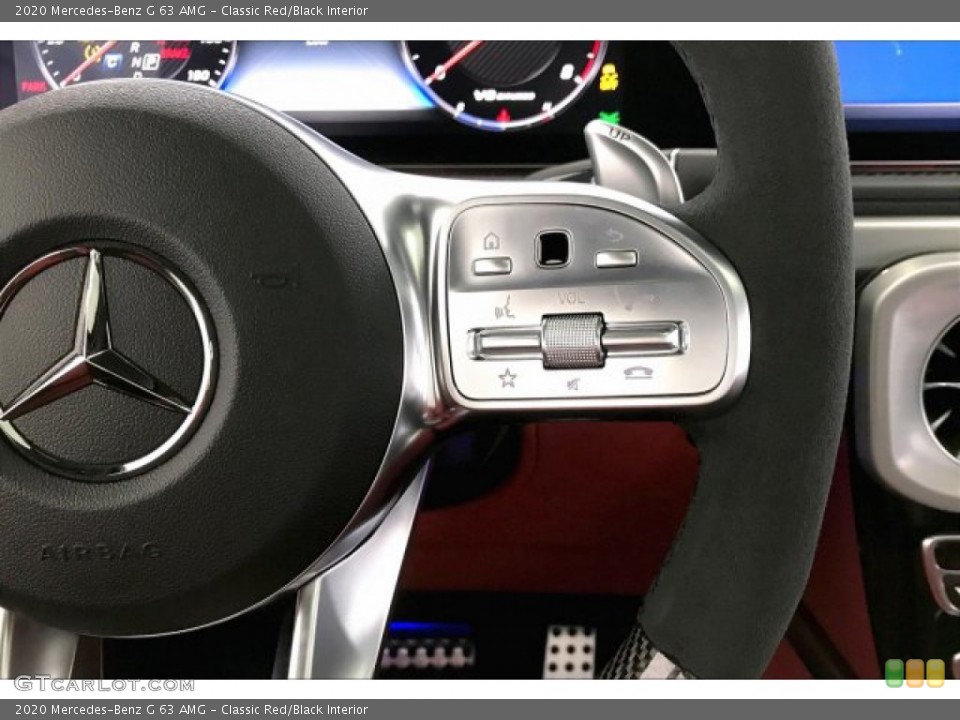 Classic Red/Black Interior Steering Wheel for the 2020 Mercedes-Benz G 63 AMG #137242706