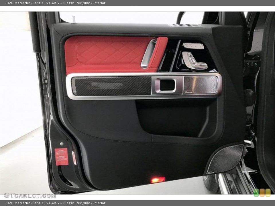 Classic Red/Black Interior Door Panel for the 2020 Mercedes-Benz G 63 AMG #137242796