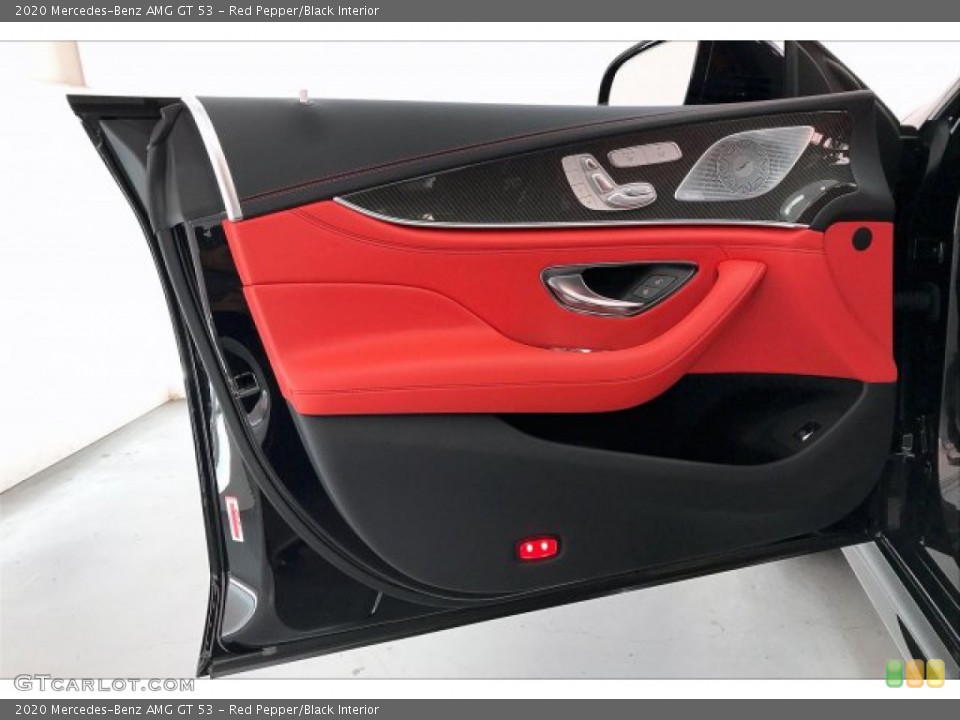 Red Pepper/Black Interior Door Panel for the 2020 Mercedes-Benz AMG GT 53 #137244185