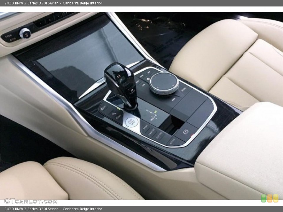 Canberra Beige Interior Transmission for the 2020 BMW 3 Series 330i Sedan #137246149