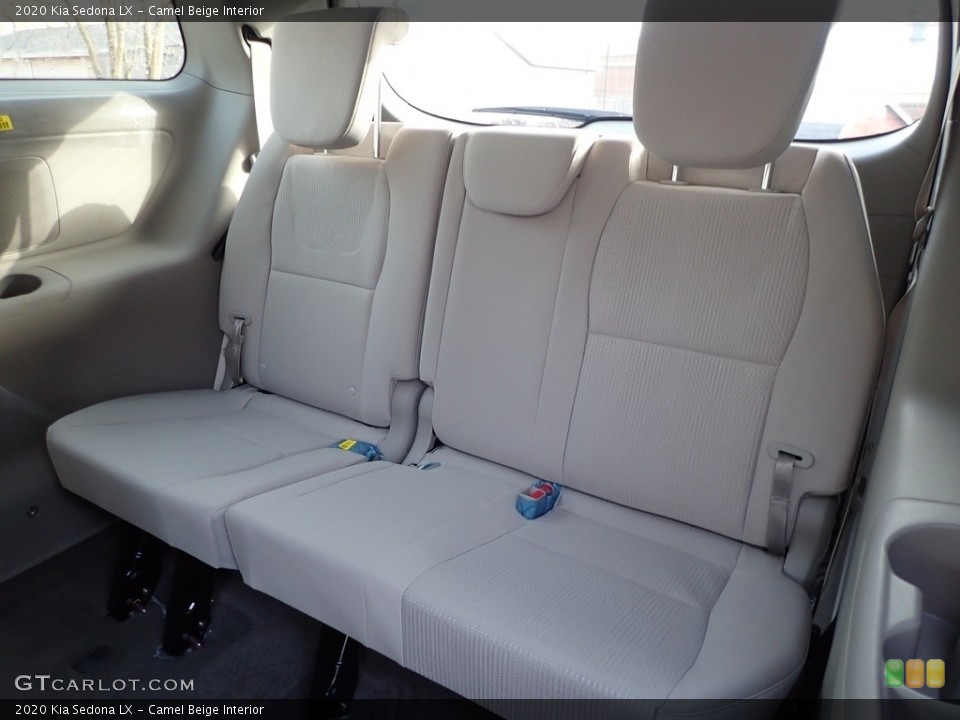 Camel Beige Interior Rear Seat for the 2020 Kia Sedona LX #137250472