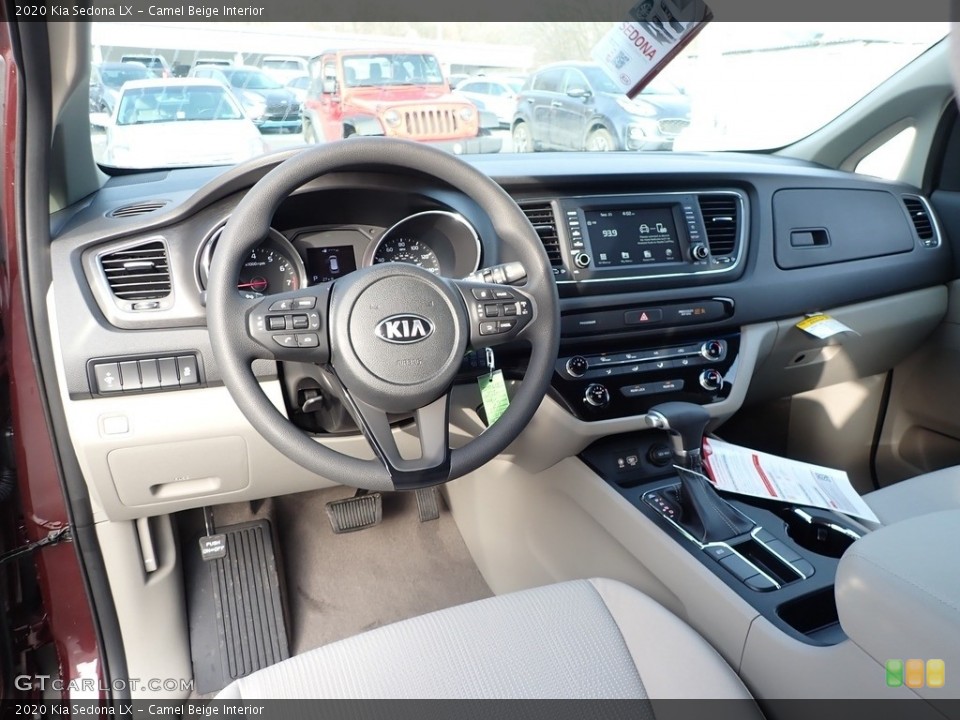 Camel Beige Interior Photo for the 2020 Kia Sedona LX #137250514