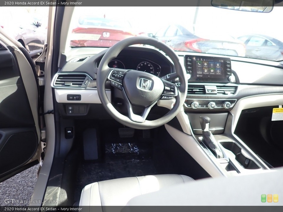 Ivory Interior Dashboard for the 2020 Honda Accord EX Sedan #137254525