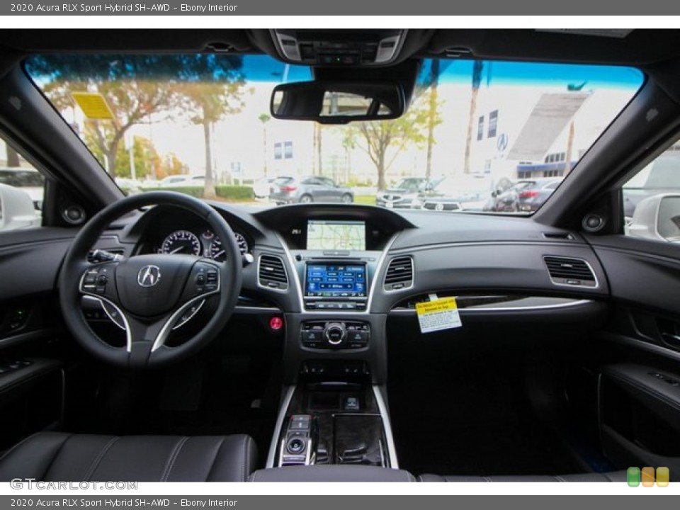 Ebony Interior Dashboard for the 2020 Acura RLX Sport Hybrid SH-AWD #137255914